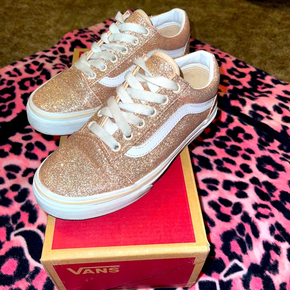 Vans Old School Sparkly Skate Shoe